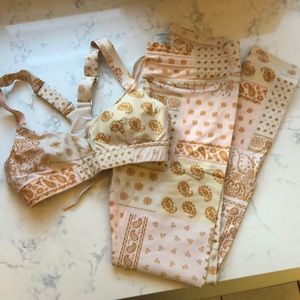 Anthropologie workout set
